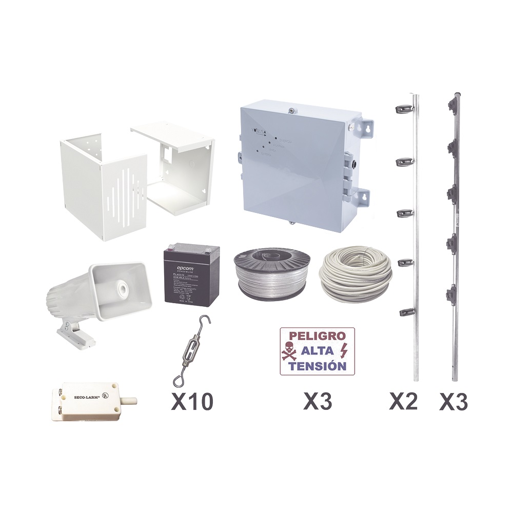 kit cerca electrica 25 metros marca yonusa